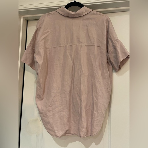 Madewell Light Pink Button-Up Shirt - Picture 2 of 5